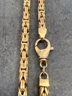 gouden Koningsketting 14kt Massief, Sieraden, Tassen en Uiterlijk, Kettingen, Www.bredajuwelier.nl, Nieuw, Ophalen of Verzenden
