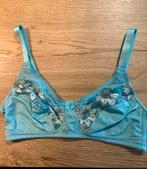 Triumph bh 90C bh zonder beugel aqua met ivoor borduur, Overige kleuren, Verzenden, Triumph, BH