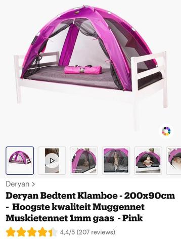 Deryan bedtent in de kleur roze beschikbaar voor biedingen