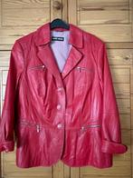Rood leren damesjasje Gerry Weber, Kleding | Dames, Maat 42/44 (L), Ophalen of Verzenden, Zo goed als nieuw, Jasje