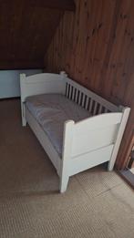 Wit houten kinderbed, Huis en Inrichting, Ophalen, Gebruikt, Eenpersoons, Wit