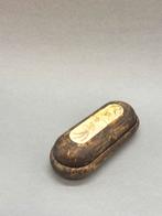 Antieke Chinese brillenkoker doos bril hout been, Ophalen of Verzenden