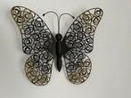 Metalen vlinder als wanddecoratie, Ophalen, Zo goed als nieuw