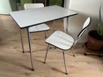 Vintage eettafel tafel eetkamerset 1960 1970 formica retro, Huis en Inrichting, Tafels | Eettafels, Ophalen, Overige materialen