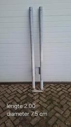 Aanbind palen, Tuin en Terras, Tuinhekken en Hekwerk, Ophalen, Zo goed als nieuw, IJzer