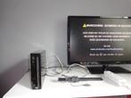 Nintendo Wii(zwart glanzend )model rvl-001(eur) met kabels e, Ophalen of Verzenden, Gebruikt, Met 1 controller, Met stuurtje