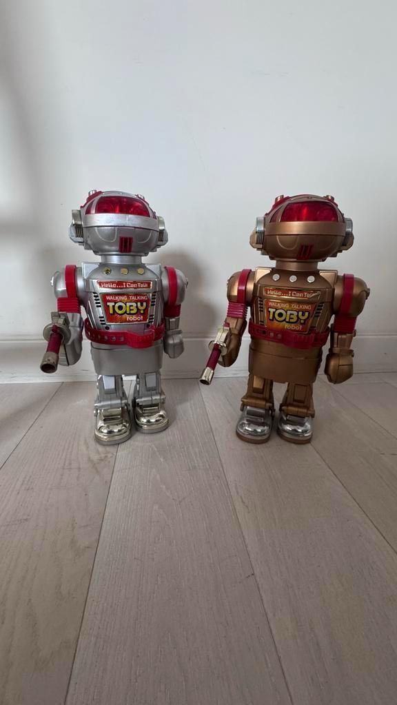 Vintage Toby Robot - Jaren 80 Walking Talking, Antiek en Kunst, Antiek | Speelgoed, Ophalen of Verzenden