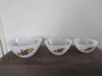 Vintage Schalenset Arcopal France fruit, Huis en Inrichting, Keuken | Servies, Ophalen of Verzenden, Overige stijlen, Glas, Schaal of Schalen