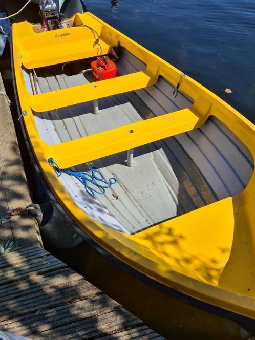 Noorse vissers boot (excl bb.motor) Kan thuis bezorgd worden, Watersport en Boten, Motorboten en Motorjachten, Gebruikt, Polyester
