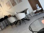 Witte boucle eetstoel, Huis en Inrichting, Stoelen, Ophalen, Overige materialen, Gebruikt, Wit