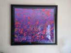 Joseph Klibansky - Butterflies Live Forever (Purple/red), Antiek en Kunst, Kunst | Schilderijen | Modern, Ophalen