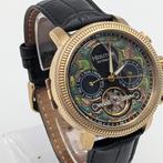 Heritor Aura automatisch horloge goudkleurig groen - Zgan, Sieraden, Tassen en Uiterlijk, Horloges | Heren, Ruilrijk, Zo goed als nieuw