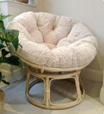 Papasan stoel, Huis en Inrichting, Ophalen, Zo goed als nieuw, Rond