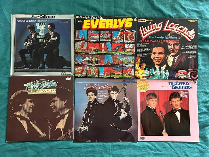 10 LP's The Everly Brothers (ook per stuk te koop), Cd's en Dvd's, Vinyl | Pop, Gebruikt, 1980 tot 2000, 12 inch, Ophalen of Verzenden