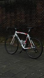 Bianchi Racefiets, Shimano Ultegra/105, 57CM Wit/Rood, 28 inch, Heren, Aluminium, Zo goed als nieuw