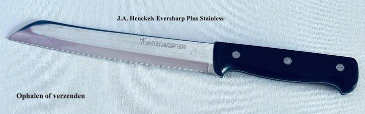 J.A. Henckels Eversharp Mes kunststof heft NU € 10 - vintage, Huis en Inrichting, Keuken | Keukenbenodigdheden, Gebruikt, Ophalen