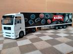 Lion Toys MAN TGA 18 - 480 met Klene drop trailer, Ophalen of Verzenden, Bus of Vrachtwagen, Zo goed als nieuw, Lion Toys