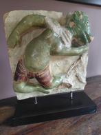 Antieke Glazend terra-cotta beeld, Ophalen of Verzenden