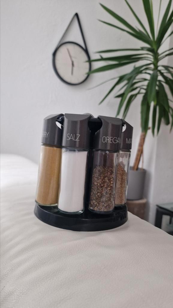 Emsa design - Kruidenmolen Kruidencarrousel - zwart, Huis en Inrichting, Keuken | Keukenbenodigdheden, Zo goed als nieuw, Ophalen of Verzenden