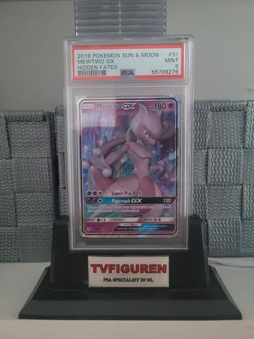 Mewtwo GX Hidden Fates pokemon psa kaart grade 9 beschikbaar voor biedingen