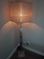 Vloerlamp, rvs met taupe kap, Ophalen, Zo goed als nieuw, 150 tot 200 cm