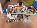 Playmobil complete school 9453 met uitbreidingen, Complete set, Zo goed als nieuw, Ophalen