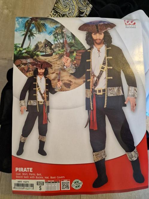 Piratenpak Maat 164/170, Kinderen en Baby's, Carnavalskleding en Verkleedspullen, Zo goed als nieuw, Jongen of Meisje, 158 t/m 164