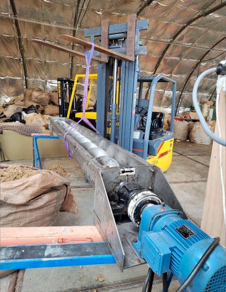 Rvs Opvoerschroef / Transportvijzel, Zakelijke goederen, Machines en Bouw | Industrie en Techniek, Ophalen