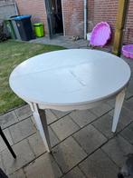 Eettafel uitschuifbaar, Huis en Inrichting, Tafels | Eettafels, Ophalen, Zo goed als nieuw, Rechthoekig, 50 tot 100 cm