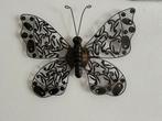Metalen vlinder als wanddecoratie, Ophalen, Zo goed als nieuw