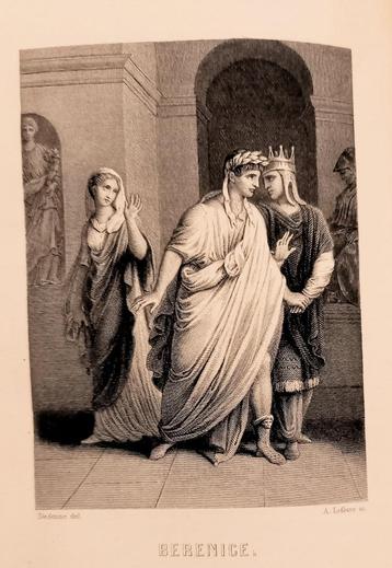 [Reliure Quinet] Oeuvres de Jean Racine 1853 met 12 platen beschikbaar voor biedingen