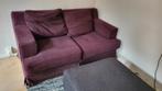 Rood paarse bank, Huis en Inrichting, Banken | Bankstellen, Ophalen, Gebruikt, 75 tot 100 cm, 150 tot 200 cm