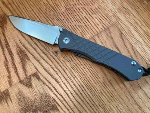 Chris Reeve Umnumzaan titanium zakmes NIEUW (replica), Verzamelen, Militaria | Algemeen, Overige soorten, Mes of Dolk, Amerika