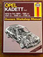 Opel Kadett Haynes Werkplaatshandboek Engelstalig, Ophalen of Verzenden, Gelezen, Opel