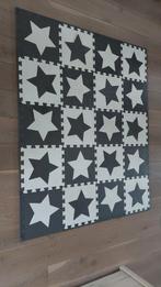 Puzzel speelmat foam sterren wit/grijs + opbergtas, Ophalen, Gebruikt