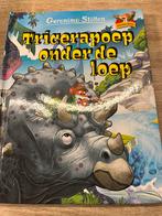 Geronimo Stilton - Tricerapoep onder de loep, Geronimo Stilton, Ophalen of Verzenden, Zo goed als nieuw, Sprookjes