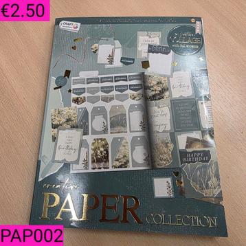 Papier en plaatjes deel 1 beschikbaar voor biedingen
