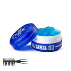 Mr.rebel - Hair Styling Wax - 03 Blue - 150ml, Ophalen of Verzenden, Nieuw, Gel, Wax, Haarlak of Mousse