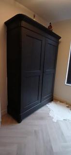 Antieke kast geschilderd in anterciet, Ophalen, Gebruikt