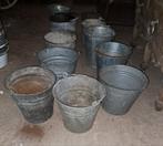 Emmer emmers oude zinken emmers decoratie, Ophalen