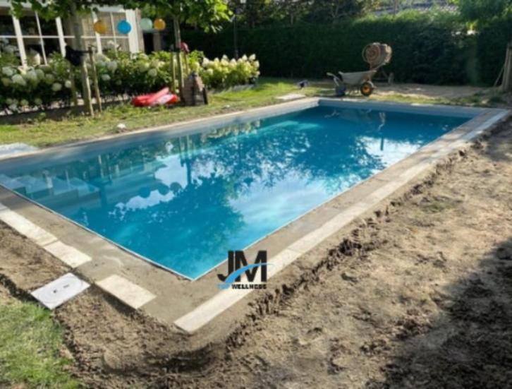 Zwembad HDPE 8,5 x 3,5 x 1,5 m HDPE Compleet ACTIE!!, Tuin en Terras, Zwembad-toebehoren, Nieuw, Ophalen