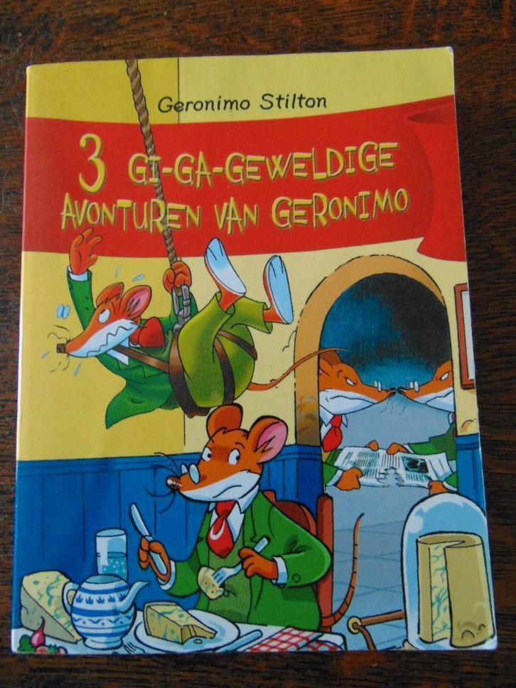 3 Gi-Ga Geweldige Avonturen van Geronimo Stilton, Boeken, Kinderboeken | Jeugd | onder 10 jaar, Gelezen, Fictie algemeen, Ophalen of Verzenden