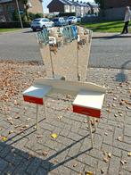 Vintage-retro drieluikspiegel kinderkaptafel in goede staat., Ophalen of Verzenden, Zo goed als nieuw, Minder dan 45 cm