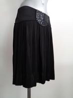 SNOB, S'Nob rok met pailletten, maat medium NIEUW, kaartjes, Maat 38/40 (M), Zwart, Nieuw, Knielengte