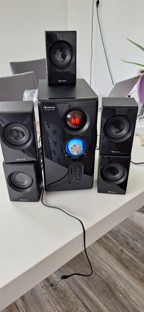 Auna Concept 520 5.1 Surround Set – NIEUW in doos!, Audio, Tv en Foto, Stereo-sets, Nieuw, Speakers, Overige merken, Ophalen of Verzenden
