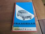 Vraagbaak Renault 4, R 4 bestel, Renault 4 Rodeo hardcover, Ophalen of Verzenden