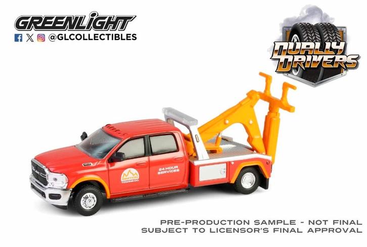 2022 Ram 3500 Dually Wrecker van Greenlight 1/64, Hobby en Vrije tijd, Modelauto's | Overige schalen, Nieuw, Auto, Ophalen of Verzenden