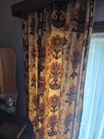 Authentieke jaren 60 gordijnen, Huis en Inrichting, Stoffering | Gordijnen en Lamellen, Ophalen of Verzenden, Gebruikt, 200 cm of meer