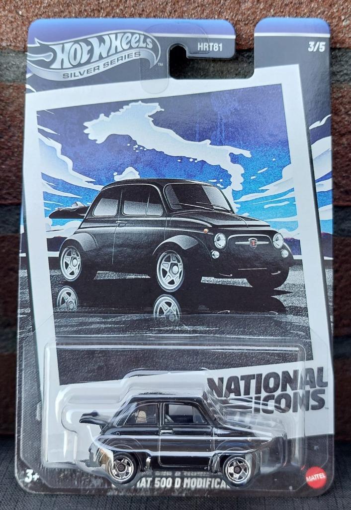 Hot Wheels 1/64 JBY88 1960 Fiat 500D Modificado National ico, Hobby en Vrije tijd, Modelauto's | Overige schalen, Nieuw, Auto