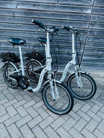 2x E4 motion elektrische vouwfietsen lage instap 20 inch beschikbaar voor biedingen